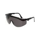 TK1 Lunettes de sécurité avec protection latérale monture noire lentille fumée Duramass Hard Coat