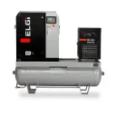 Compresseur d'air à vis EN 5 7.5HP 230V 1Ph sur réservoir 60 Gal. Horizontal avec assécheur d'air