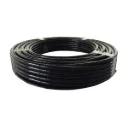 Tube noir en polyuréthane 3/8" D.E. / 1/4" D.I. de 100 pieds