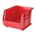 Bac empilable et à suspendre 5-1/2" la x 5" h x 10-7/8" p rouge
