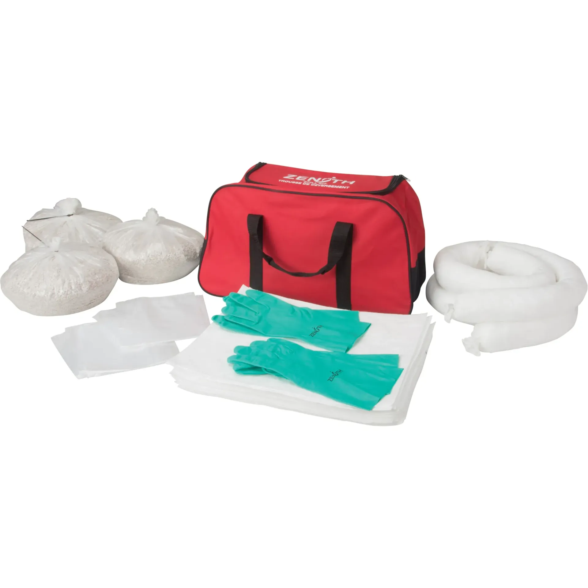 Trousse de déversement pour huiles capacité 10 Gal. avec sac de transport