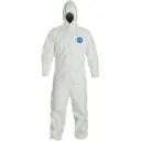 Tyvek 400 Combinaison de protection à capuchon, élastiques aux poignets et chevilles 5X-Large