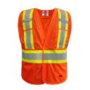 6125O Veste de sécurité CSA orange détachable en 5 points