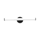 Luminaire de vanité 24" rond DEL 24W 27/30/35/40/50K 120V noir