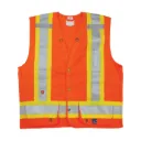 Open Road® 6165O Veste d'arpenteur haute visibilité orange