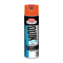Quik-Mark Peinture de marquage industrielle en aérosol inversée à base d'eau orange brillant APWA 17oz
