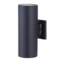 Baylyn Luminaire mural extérieur cylindrique éclairage haut et bas noir