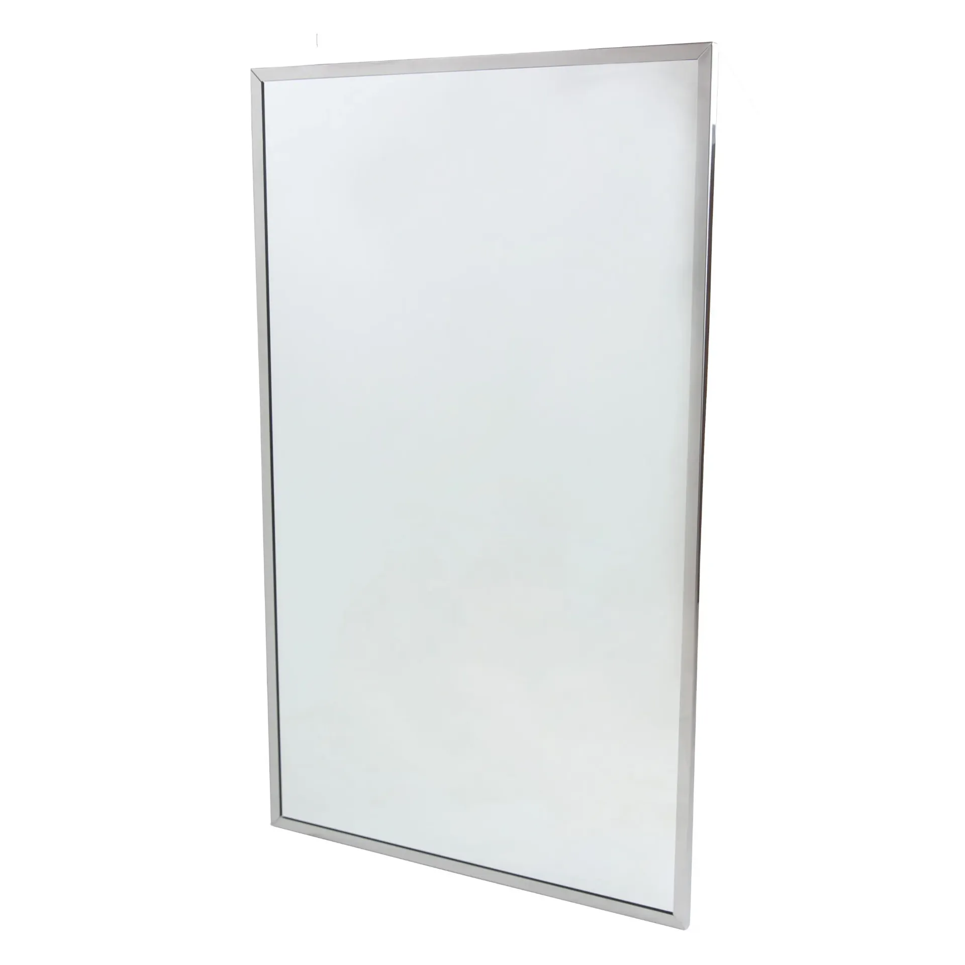Miroir 18" x 30" cadre en acier inoxydable