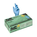 700PF Gants jetables en nitrile bleu grade médical 100/Bte