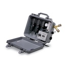 Panneau de filtre à air de transport pour deux travailleurs avec moniteur de CO AC/DC