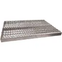 Plaque de pont galvanisée, diamond, 18" x 33"