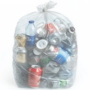 Sacs à déchets 56" x 60" clairs extra-forts boîte de 50