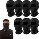 Balaclava en leica noir, paquet de 7