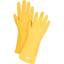 Gants à fini rugueux et résistants aux produits chimiques taille 9 PVC poignet Manchette doublure Interlock