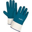 Gants à poignet de sécurité de poids lourd taille T-Grand/10 Coton paume enduite de Nitrile doublure Jersey