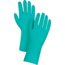 Gants de première qualité à prise en losange résistants aux produits chimiques taille Moyen/8 Nitrile poignet Droit
