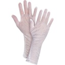 Gants d'inspection légers taille Hommes Poly/coton poignet À ourlet