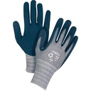 Gants écologiques enduits et légers taille 8 Polyester/rPET paume enduite de Mousse de nitrile
