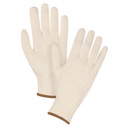 Gants en tricot de poids lourd taille Grand Poly/coton paume enduite de Sans revêtement