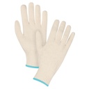 Gants en tricot de poids lourd taille T-Grand Poly/coton paume enduite de Sans revêtement
