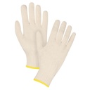 Gants en tricot d'usage standard taille 2T-Grand Poly/coton paume enduite de Sans revêtement