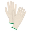 Gants en tricot d'usage standard taille Moyen Poly/coton paume enduite de Sans revêtement
