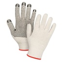Gants tricotés de poids lourd taille Petit Poly/coton paume enduite de Un côté