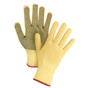 Gants tricotés sans couture à pois taille Petit/7 Kevlar(MD) paume enduite de PVC